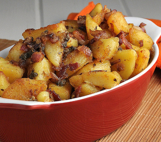 Fried German Potato Salad