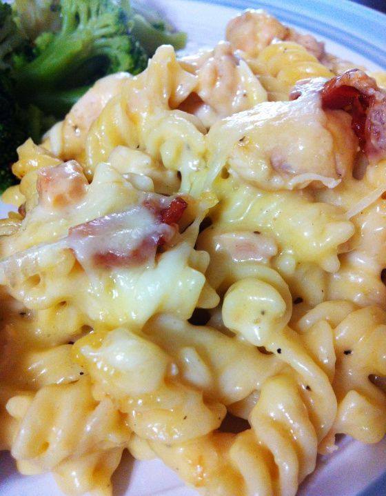 Cheesy Bacon Chicken Pasta