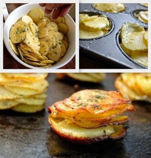 Easy Stack Potatoes