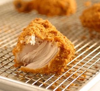 Flourless Oven Fried Chicken