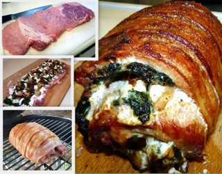 Cheesy Stuffed Pork