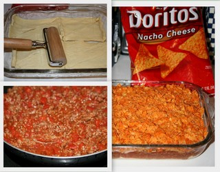 Dorito Taco Bake