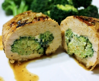 Broccoli Stuffed Chicken