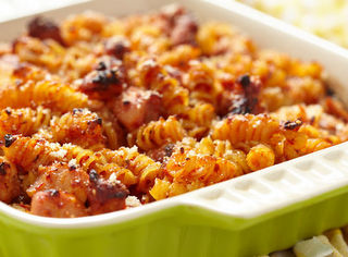 Buffalo Chicken Pasta Bake