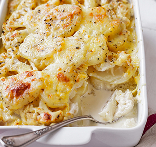 Baked Cauliflower and Potatoes