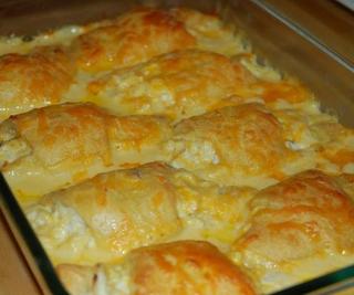 Cheesy Chicken Roll Ups