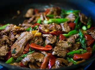 Leftover Beef Stir Fry