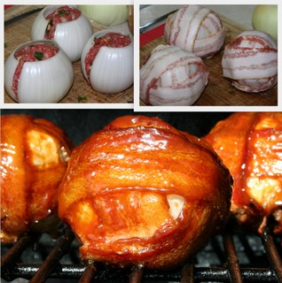 Stuffed Onion Bombs