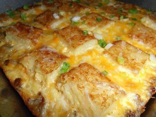 Easy Cheesy Breakfast Casserole