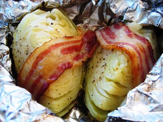 Bacon Wrapped Cabbage