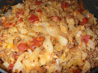 Cabbage and Beef Skillet