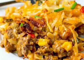 Taco Hashbrown Casserole