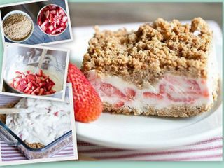 Strawberry Crunch Cake