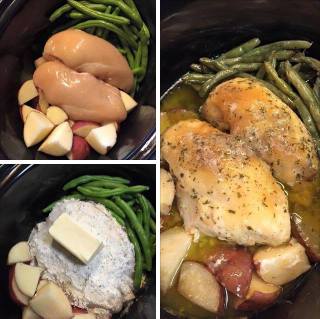 Crock Pot Chicken and Veggies
