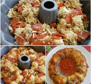 More Pull Apart Pizza Bread