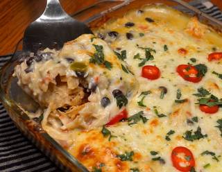 Chicken and Black Bean Casserole