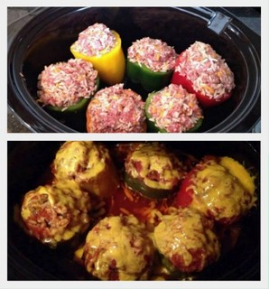 Crock Pot Stuffed Peppers