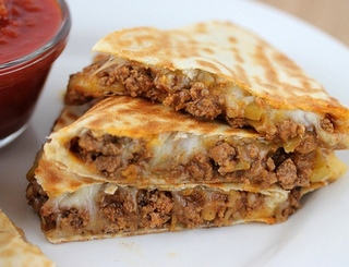 BEST Beef Quesadillas