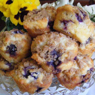 Blueberry Cream Cheese Muffins