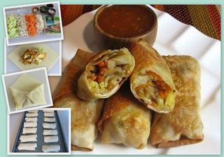 Baked Veggie Egg rolls