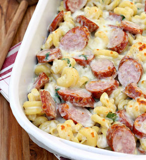 Smoked Sausage Alfredo