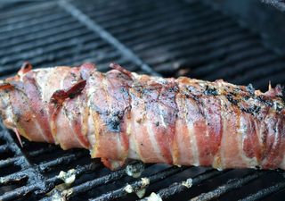 Bacon Wrapped Stuffed Pork