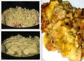 Crock Pot Chicken and Stuffing