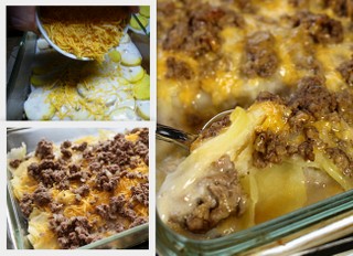 Potato Burger Casserole