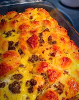 Breakfast Biscuit Casserole