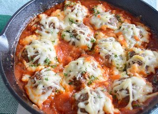 Parmesan Meatball Skillet
