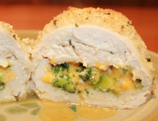 Cheesy Broccoli Stuffed Chicken