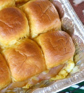 Ham Egg and Cheese Sliders