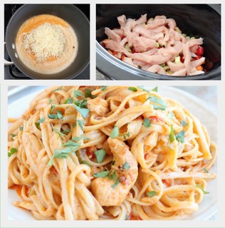 Crock Pot Buffalo Chicken Pasta