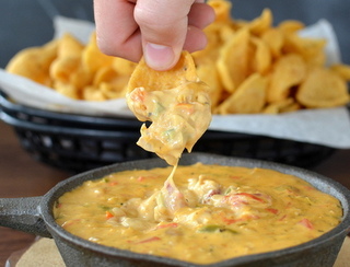 Cheesy Chicken Fajita Dip