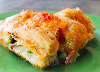 Cheesy Chicken Biscuit Bake