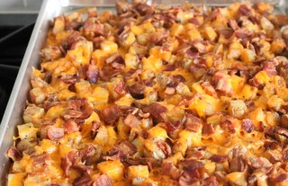 Roasted Bacon Cheesy Potatoes