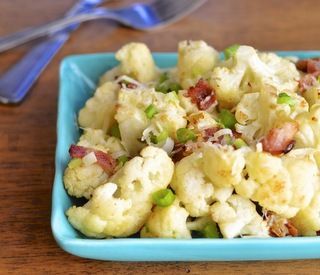 Bacon Roasted Cauliflower