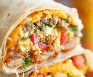 Loaded Breakfast Burritos