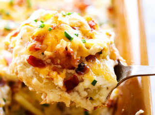 Bacon Cheddar Scalloped Potatoes