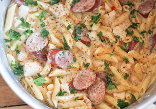 Cajun Pasta with Chicken and Sausage