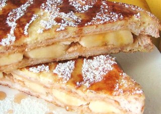Peanut Butter and Banana French Toast