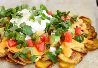 Easy Potato Nachos