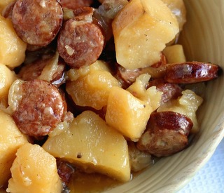 Slow Cooker Sausage and Potatoes