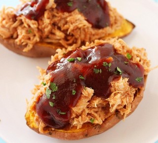 BBQ Chicken Sweet Potatoes