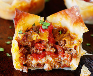 Easy Amazing Taco Cups