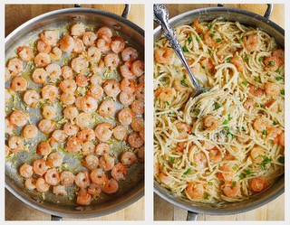 Creamy Cheesy Shrimp Pasta
