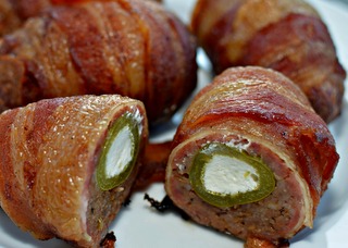 Bacon Wrapped Armadillo Eggs
