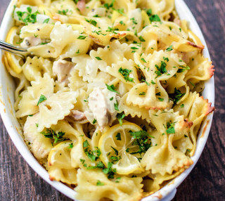 Lemon Chicken Pasta Bake