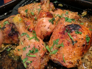 One Pan Chicken Squash and Brussels Sprouts