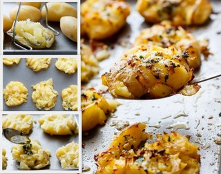 Garlic Smashed Potatoes